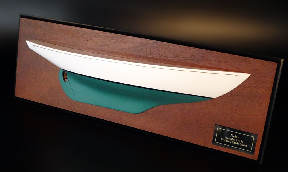 Custom Half Models - Hinckley - Hinckley Sou Wester 30 flushdeck half hull - Abordage