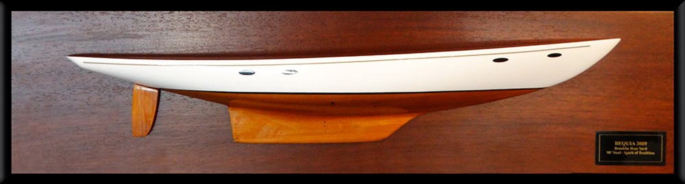 Custom Half Models - - Bequia Yawl half hull - Abordage