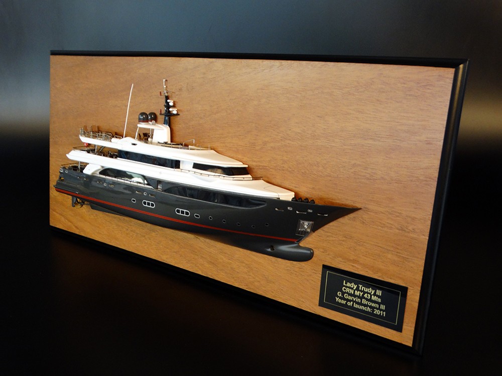 Custom Half Models - CRN - CRN 43 half hull with deck details - Abordage