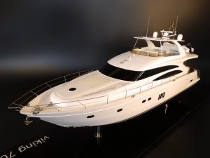 Custom Models - Viking Yachts - Viking Sport Cruiser 70 custom model - Abordage
