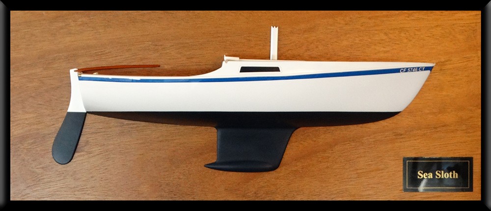 Custom Half Models - Cal Yachts - Cal 20 half hull - Abordage
