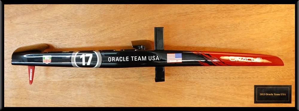 Custom Half Models - - ORACLE TEAM USA 17 AC 72 catamaran 2013 half hull - Abordage