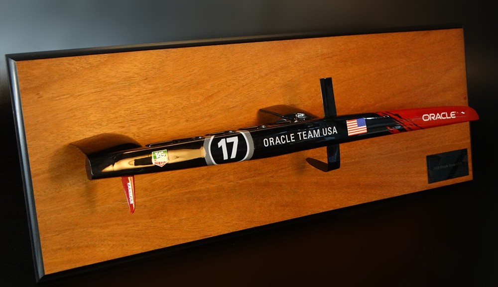Custom Half Models - - ORACLE TEAM USA 17 AC 72 catamaran 2013 half hull - Abordage