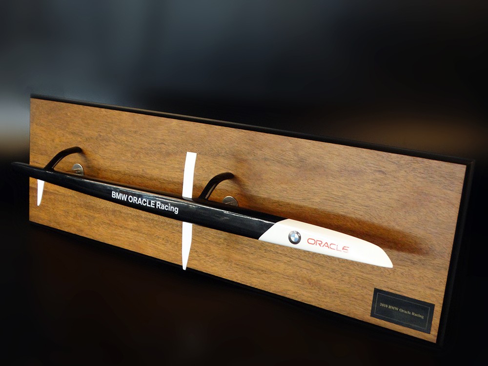 Custom Half Models - - BMW ORACLE RACING trimaran 2010 half hull - Abordage