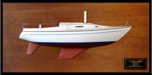 Custom Half Models - Seafarer Yachts - Seafarer 29 half model with deck details - Abordage
