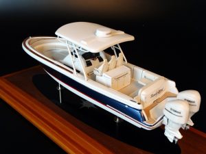 Custom Desk Models - Chris Craft - Chris Craft Catalina 34 desk model - Abordage