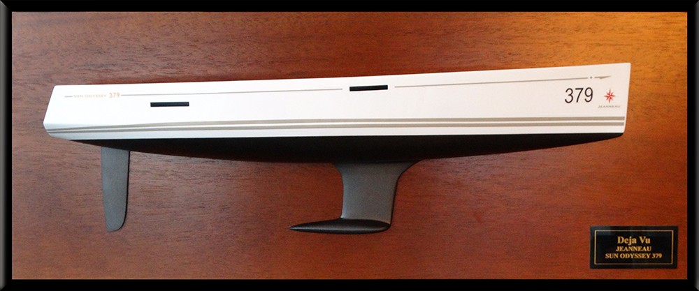 Custom Half Models - Jeanneau - Jeanneau Sun Odyssey 379 flush deck haf hull - Abordage
