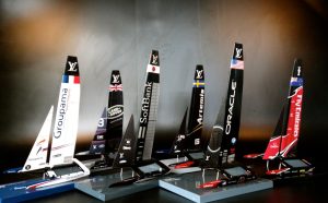 America's Cup Boats - - 35th America's Cup desk models - collectibles - Abordage