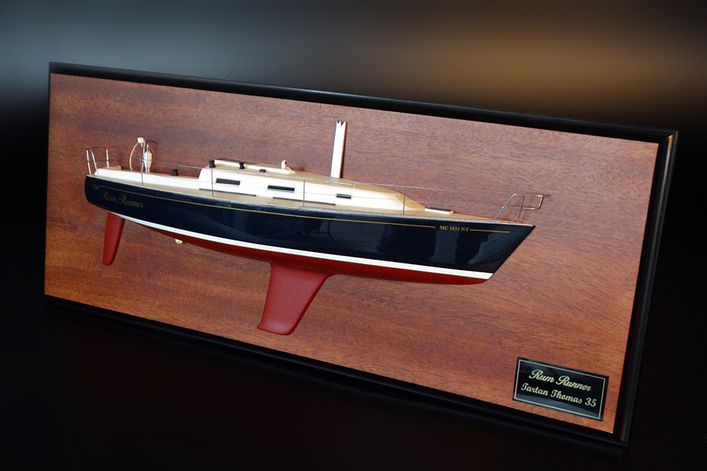 Custom Half Models - Tartan - Tartan Thomas 35 custom half model - Abordage