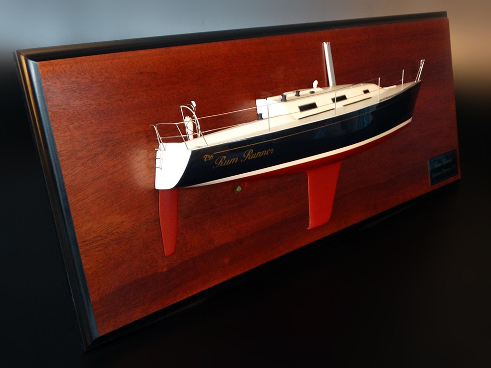 Custom Half Models - Tartan - Tartan Thomas 35 custom half model - Abordage