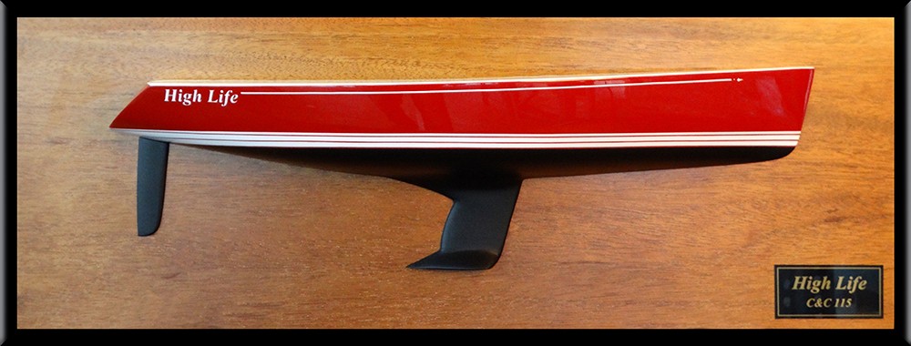 Custom Half Models - C&C Yachts - C&C 115 flush deck half hull - Abordage