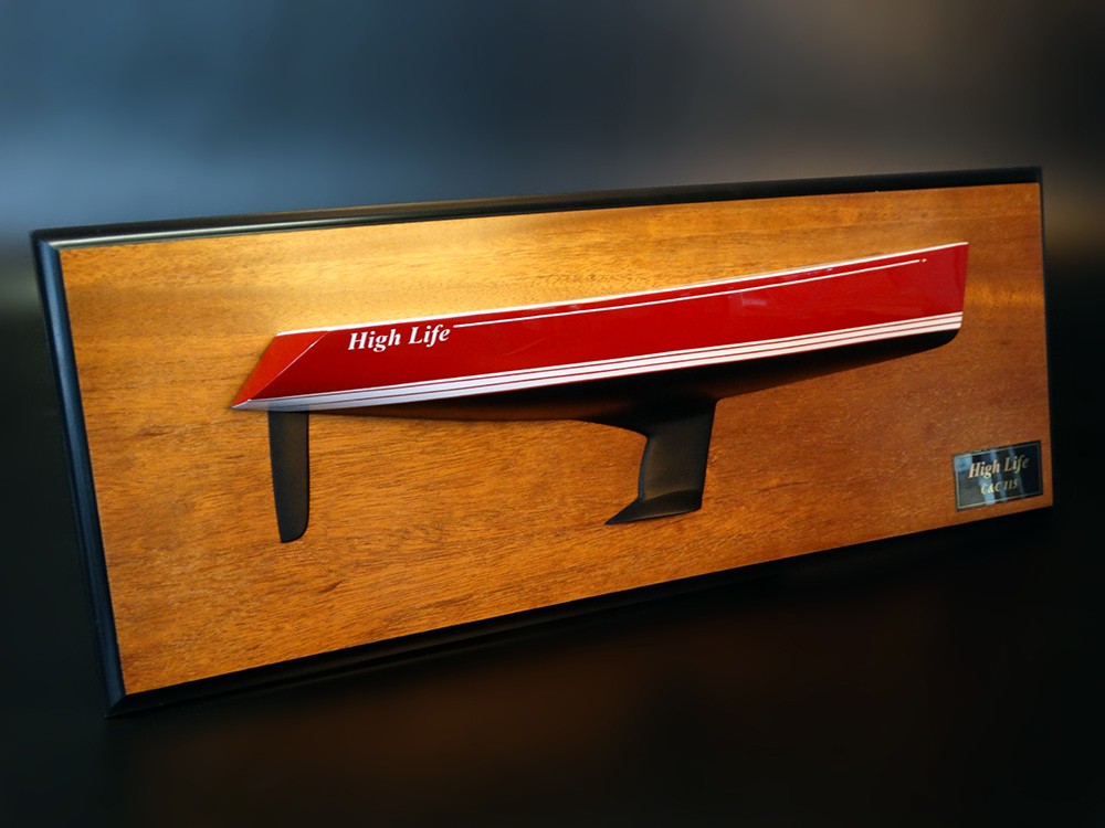 Custom Half Models - C&C Yachts - C&C 115 flush deck half hull - Abordage