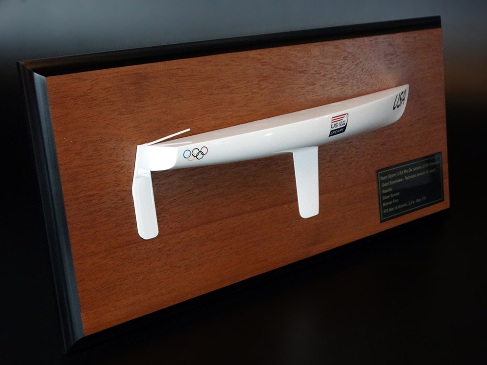 Custom Half Models - - 470 one design half model - Abordage