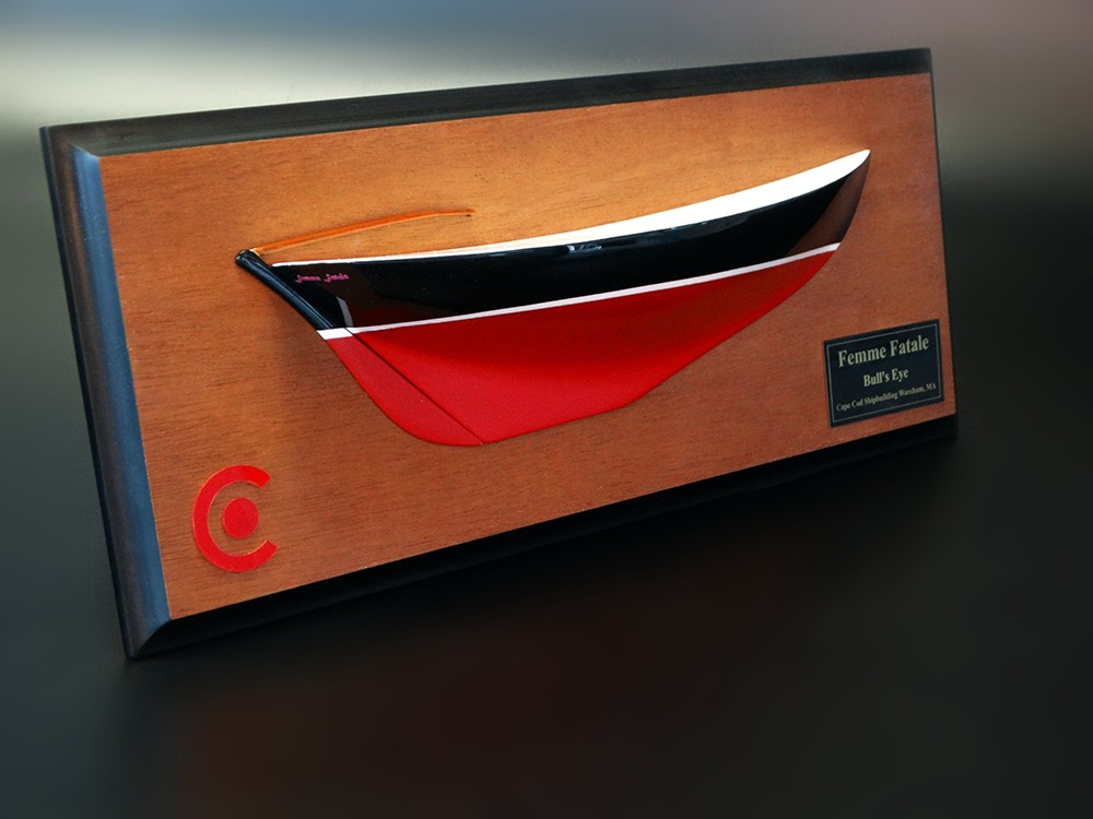 Custom Half Models - Bull's Eye - Bull's Eye 15 half hull - Abordage