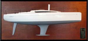 Custom Half Models - Italia Yachts - Italia Yachts 9.98 half model - Abordage