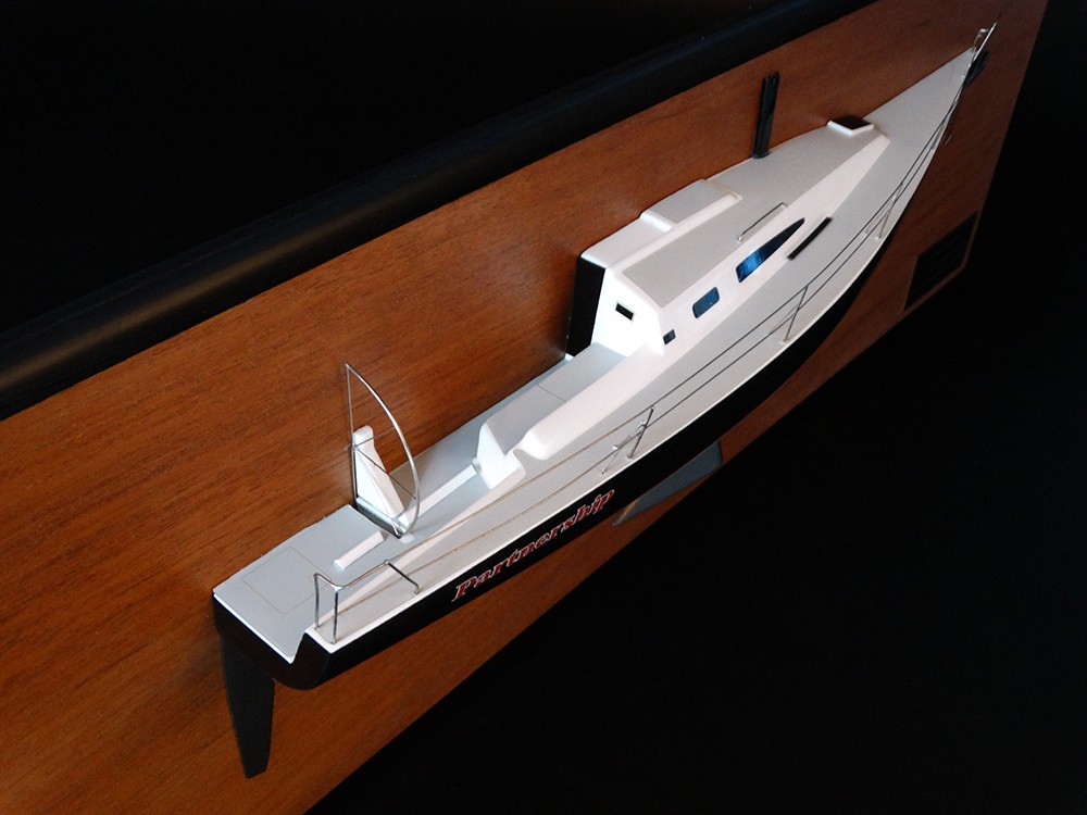Custom Half Models - JBoats - J111 half model with deck details - Abordage