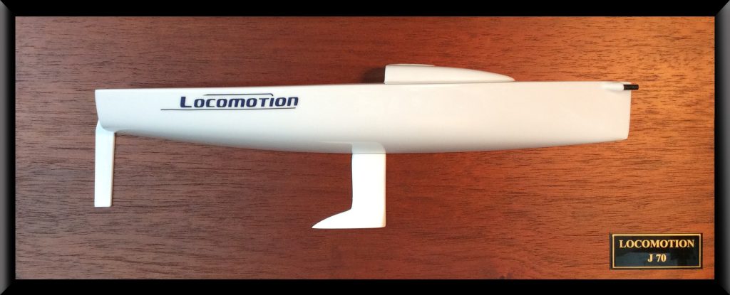 Custom Half Models - JBoats - J70 half hull with no deck details - Abordage