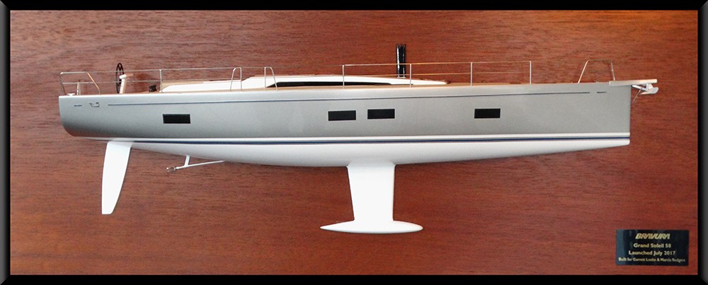 Custom Half Models - Grand Soleil - Grand Soleil 58 half model - Abordage