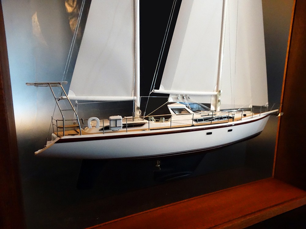 Custom Half Models - Amel - Amel 54 framed half model - Abordage