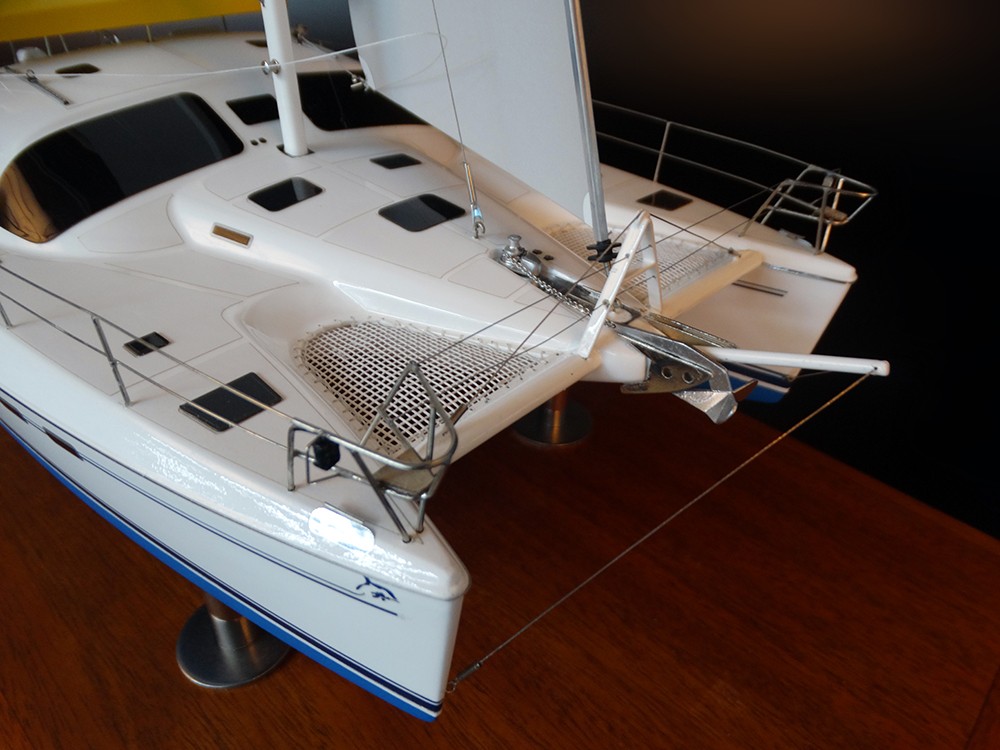 Custom Models - Alliaura - Privilège 495 Catamaran custom model - Abordage