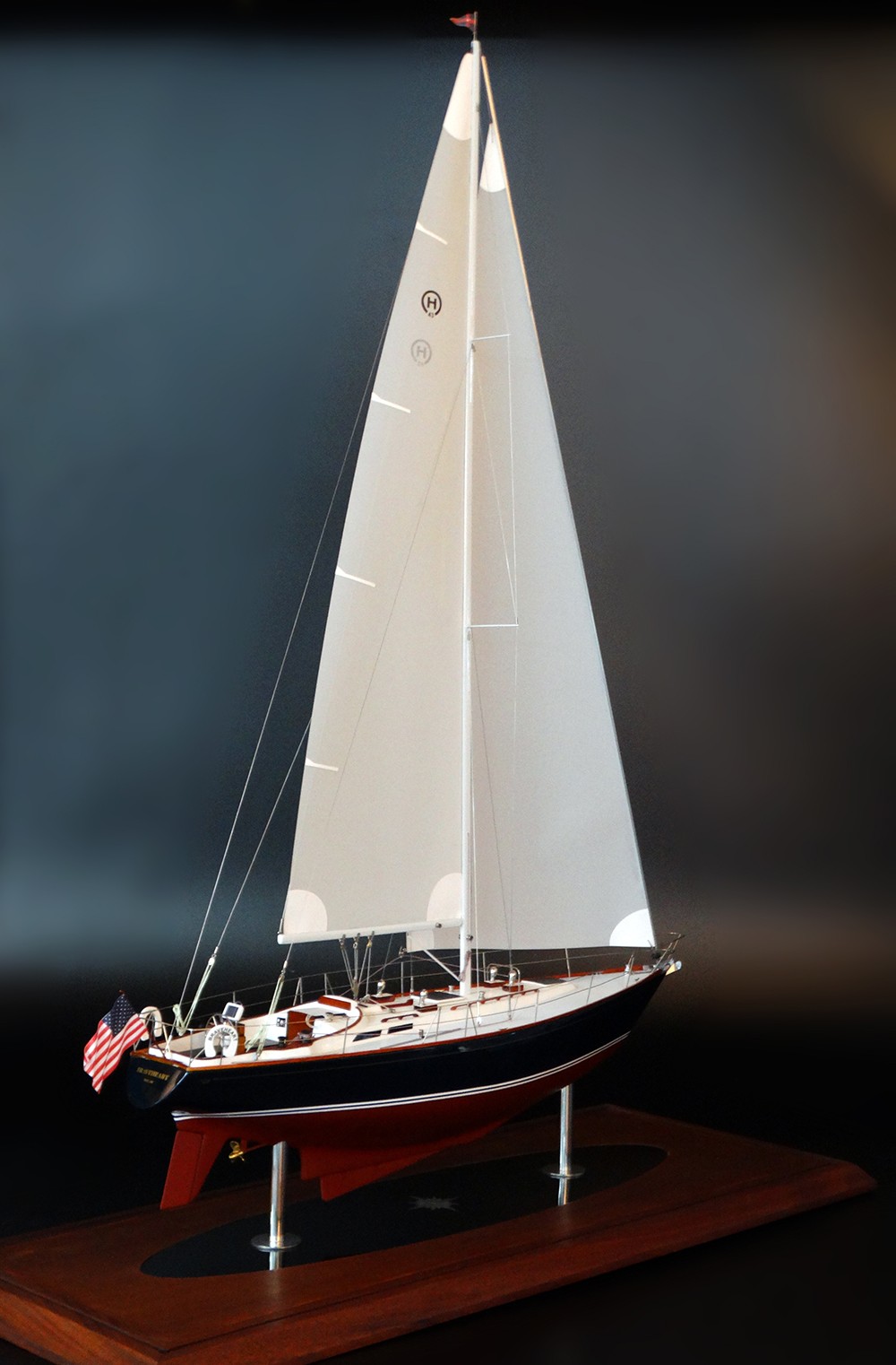 Custom Models - Hinckley - Hinckley 43 by Ted Hood custom model - Abordage