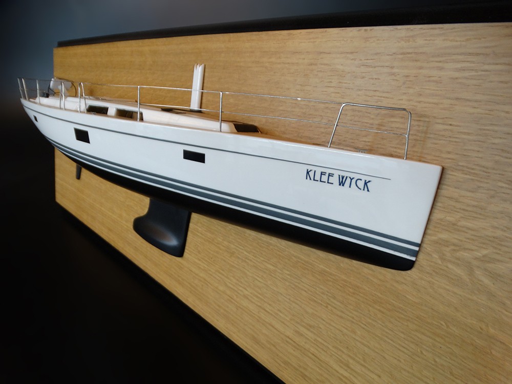 Custom Half Models - Hanse - Hanse 455 half model with deck details - Abordage