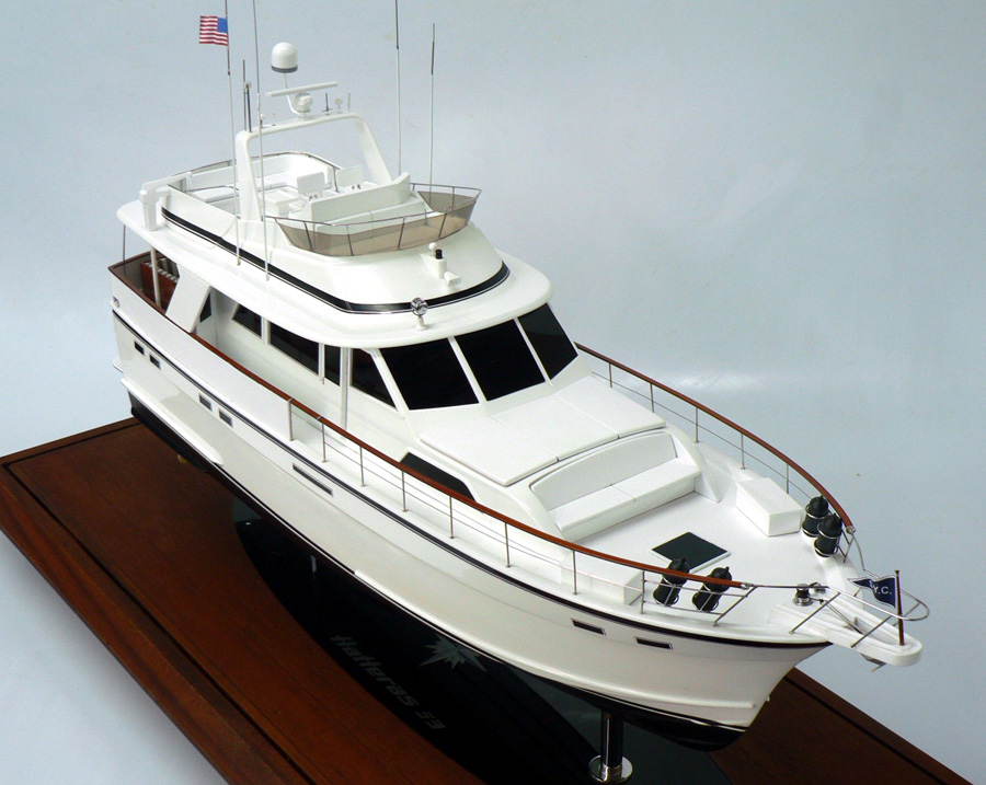 Custom Models - Hatteras - Hatteras 53 "Gumbo" - Abordage