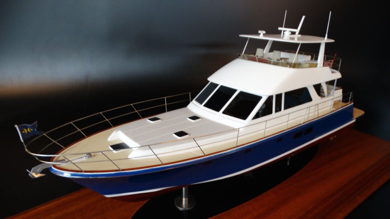 Custom Models - Hunt - Hunt 60 Ocean Series Flybridge custom model - Abordage