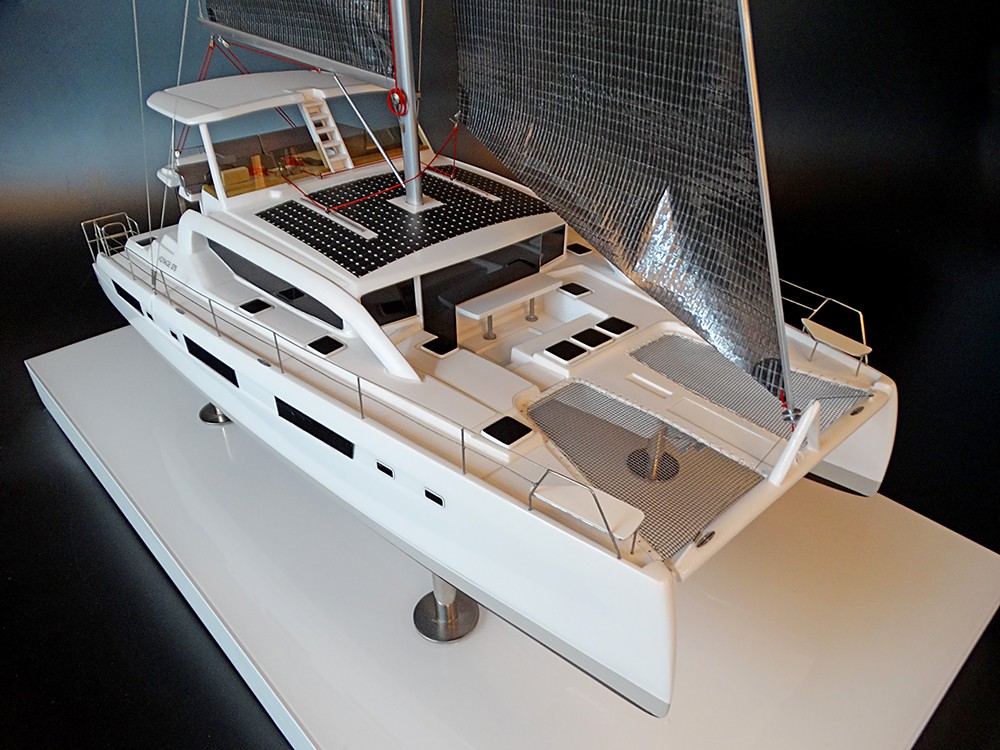 Custom Models - Voyage Yachts - Voyage 575 catamaran custom model - Abordage