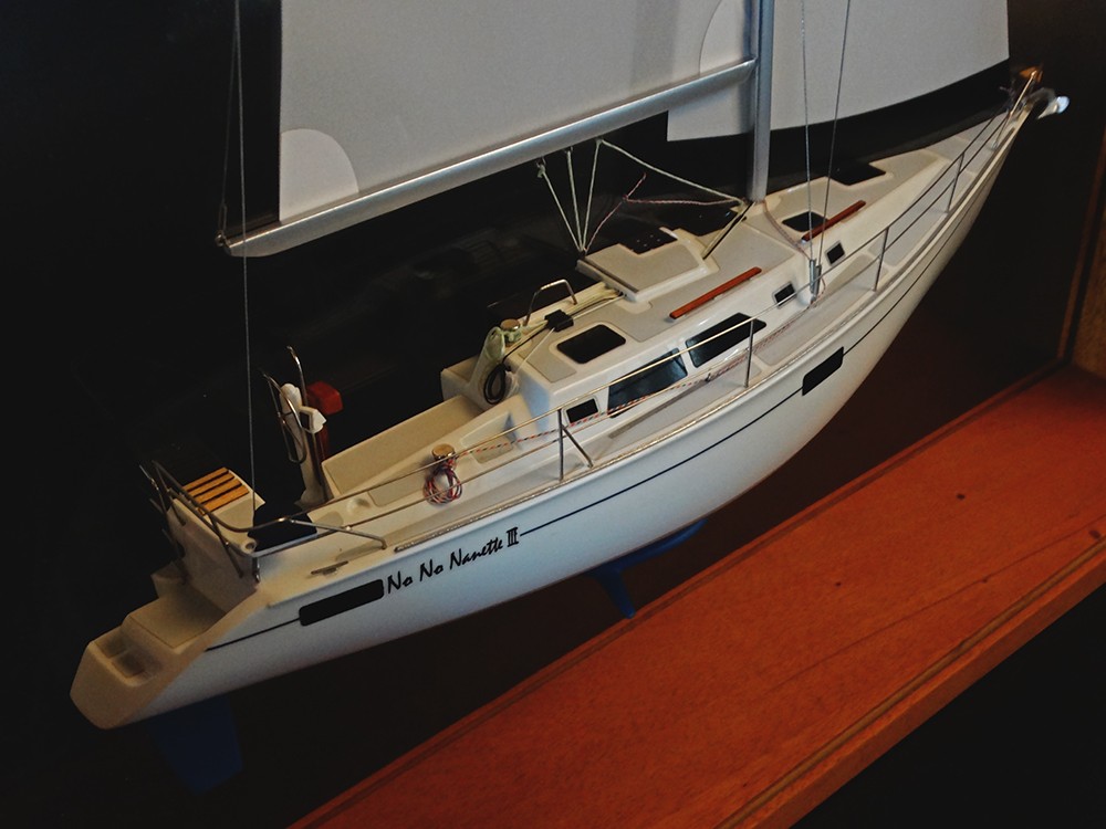 Custom Half Models - - Hunter Legend 37.5 framed half model - Abordage