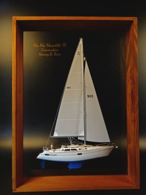 Custom Half Models - - Hunter Legend 37.5 framed half model - Abordage