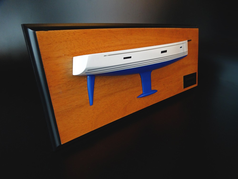 Custom Half Models - X-Yachts - X-43 flush deck half hull - Abordage