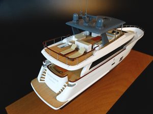 Custom Models - Hatteras - Hatteras 90 MY desk model - Abordage