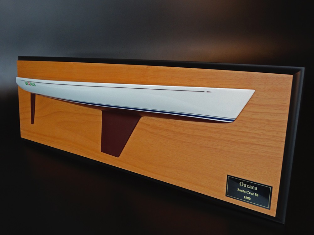 Custom Half Models - - Santa Cruz 50 half hull - Abordage