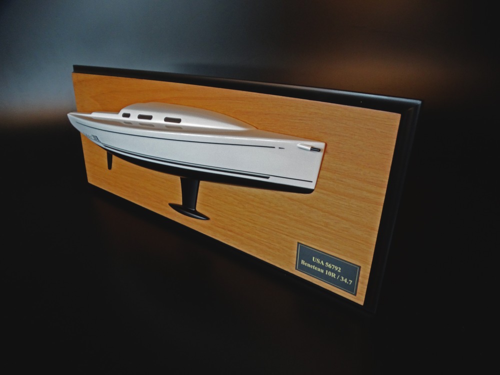Custom Half Models - Beneteau - Beneteau First 10R or Beneteau 34.7 flush deck half hull - Abordage