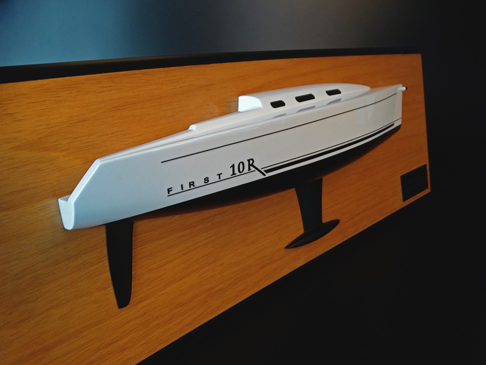 Custom Half Models - Beneteau - Beneteau First 10R or Beneteau 34.7 flush deck half hull - Abordage