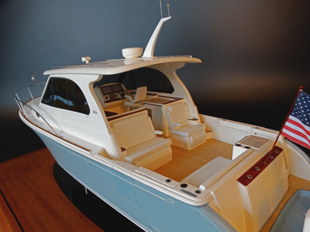 Custom Models - Hinckley - Hinckley 40X custom model - Abordage