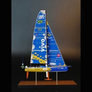 Custom Desk Models - - Volvo Ocean Race VOR 70 - Brasil 1 - 2005-2006 desk model - Abordage