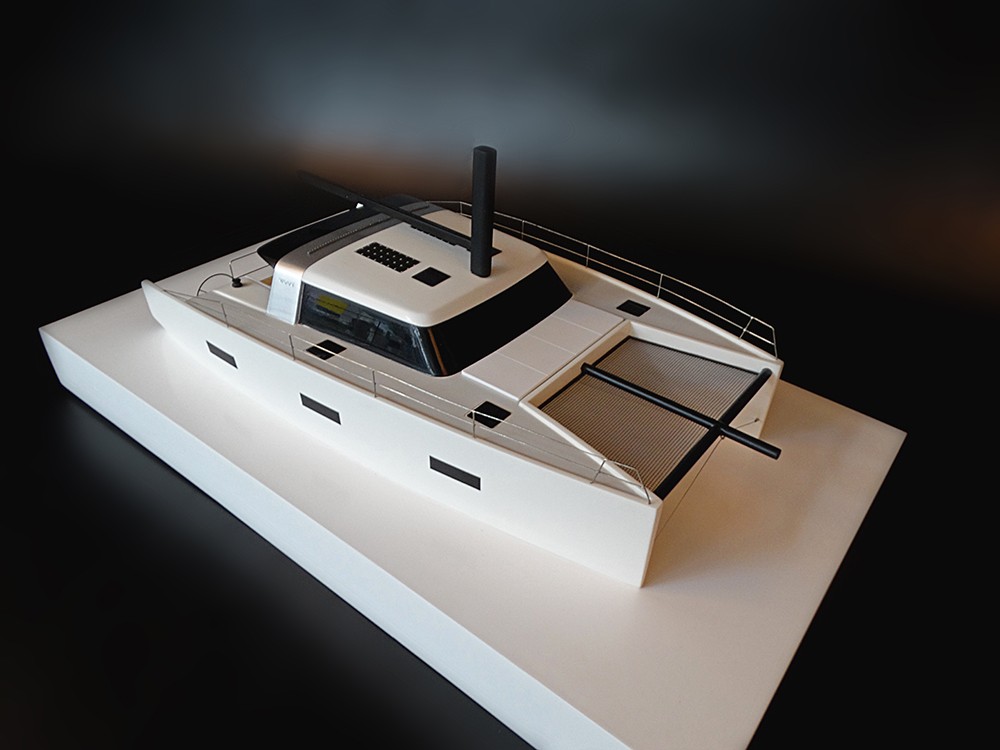 Custom Models - VAAN Yachts - VAAN R4 Sailing catamaran custom model - Abordage