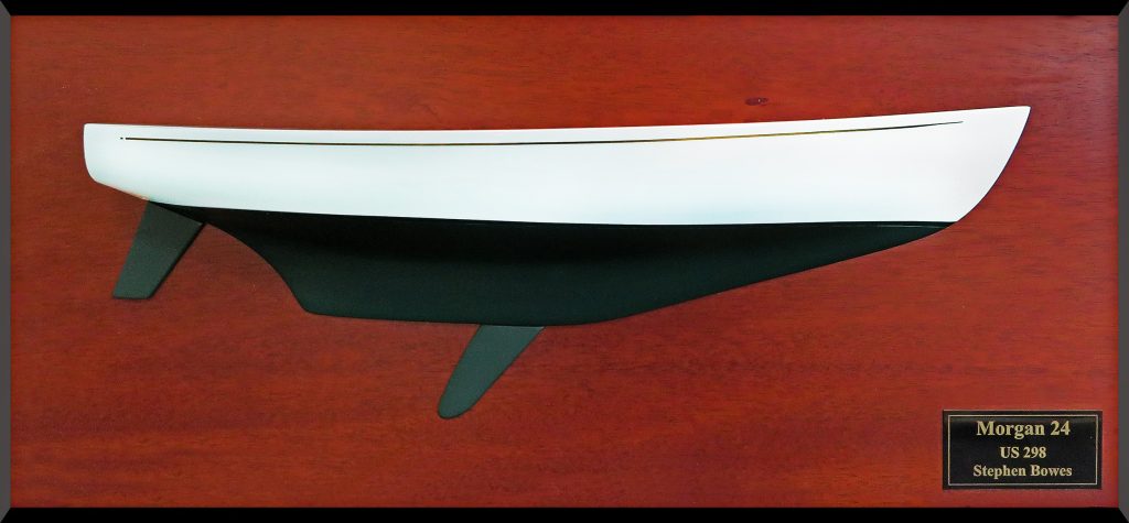 Custom Half Models - - Morgan 24 flush deck half hull - Abordage