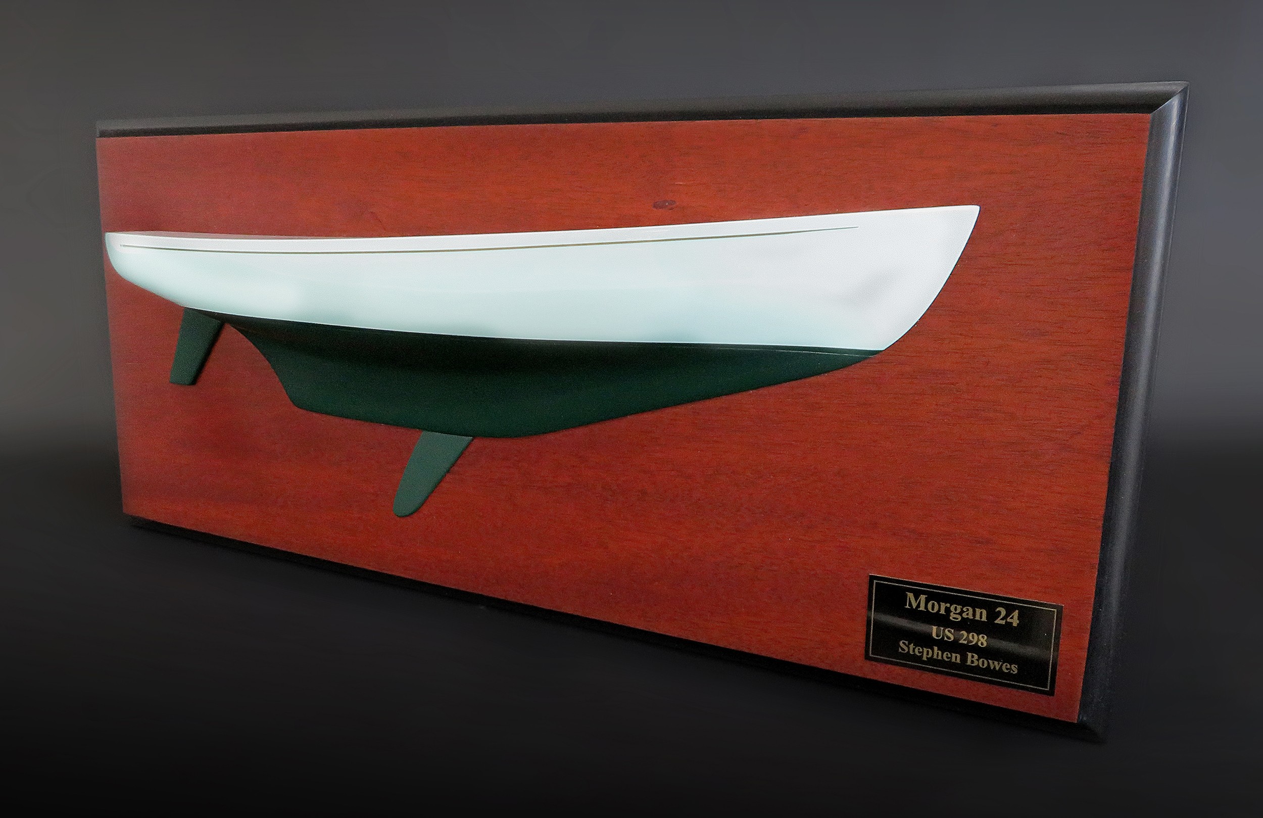 Custom Half Models - - Morgan 24 flush deck half hull - Abordage