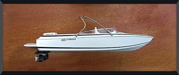 Custom Half Models - Cobalt - Cobalt 226 custom half model with deck details - Abordage