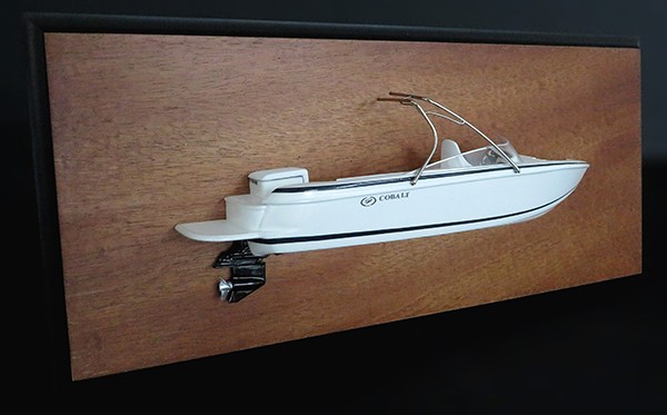 Custom Half Models - Cobalt - Cobalt 226 custom half model with deck details - Abordage