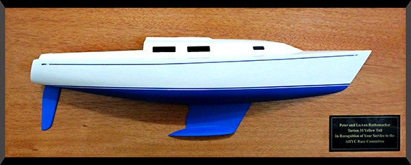 Custom Half Models - Tartan - Tartan 35 half with cabin and cockpit only - Abordage