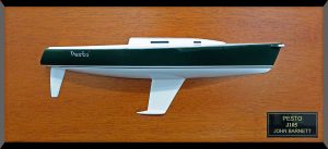 Custom Half Models - JBoats - J 105 half model with cabin and cockpit only - Abordage