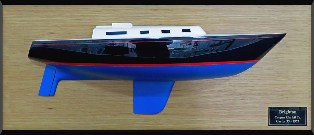 Custom Half Models - - Carter 33 half model with cabin and cockpit only - Abordage