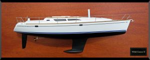 Custom Half Models - Jeanneau - Jeanneau Sun Odyssey 40 half model with deck details - Abordage