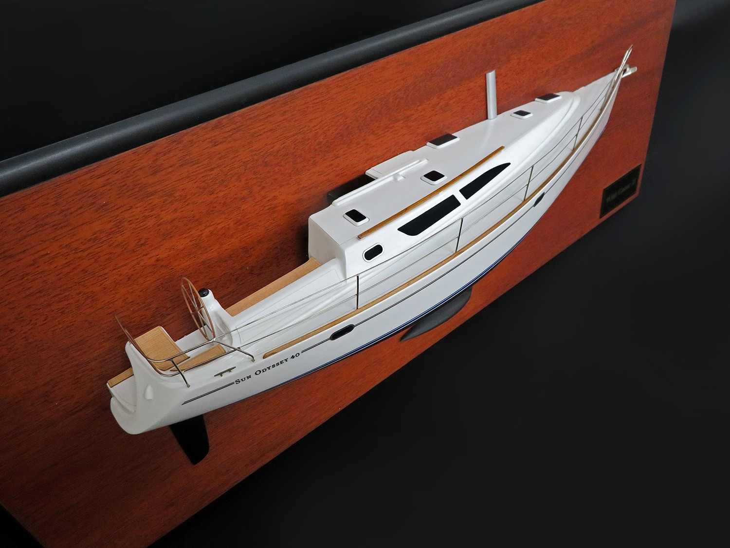 Custom Half Models - Jeanneau - Jeanneau Sun Odyssey 40 half model with deck details - Abordage