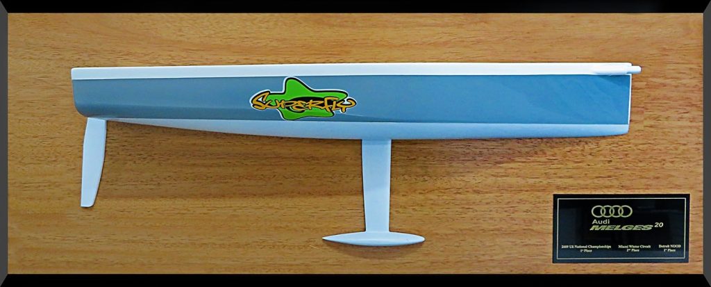 Custom Half Models - Melges - Melges 20 half hull flushdeck - Abordage