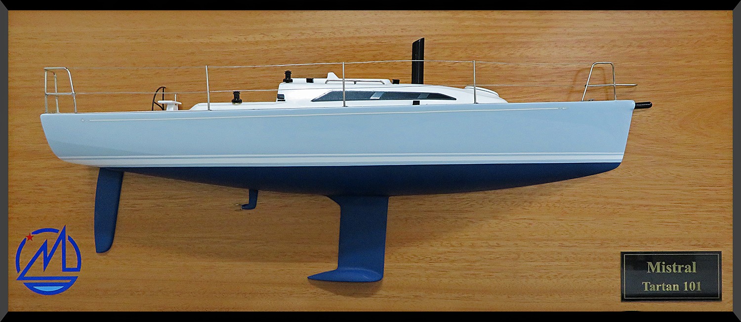 Custom Half Models - Tartan - Tartan 101 half model with deck details - Abordage